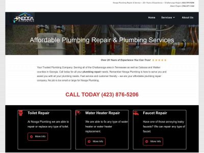 noogaplumbing.com snapshot
