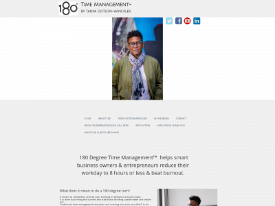 180timemanagement.com snapshot