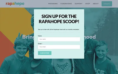 rapahope.org snapshot