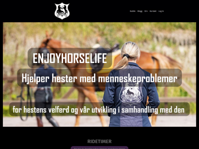 enjoyhorselife.no snapshot