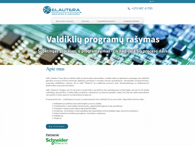 elautera.lt snapshot