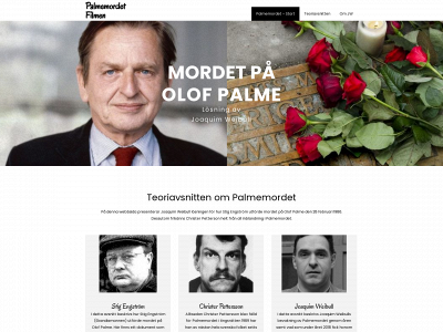 palmemordet1986.se snapshot