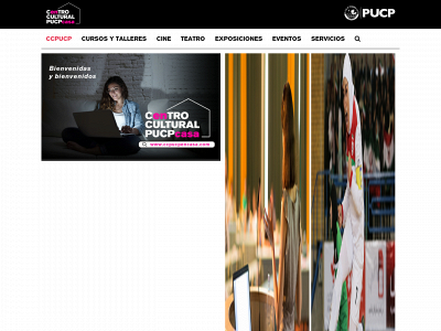 centroculturalpucp.com snapshot