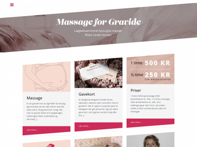 massageforgravide.dk snapshot