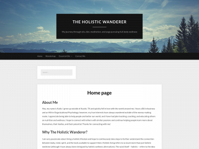 theholisticwanderer.com snapshot