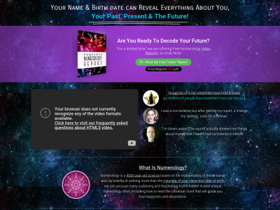 numerologist.cf snapshot