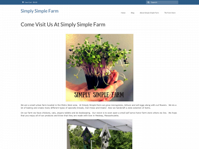 simplysimplefarm.com snapshot