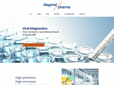 diagonalpharma.com snapshot