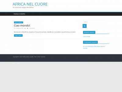 africanelcuore.com snapshot