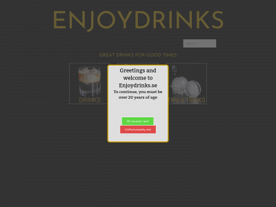enjoydrinks.se snapshot