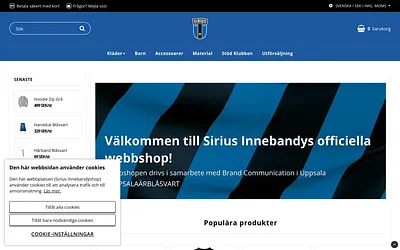 siriusinnebandyshop.se snapshot