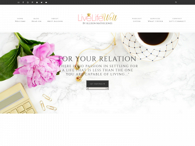 livelifewellblog.com snapshot