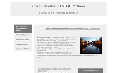 privedetective-fvh.be snapshot