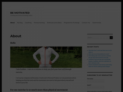 bemotivatedcoaching.com snapshot