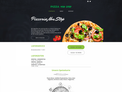 pizzerianonstop.com snapshot