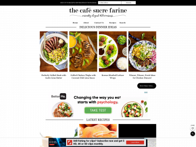 thecafesucrefarine.com snapshot