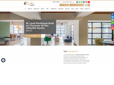 theleadrealty.com snapshot
