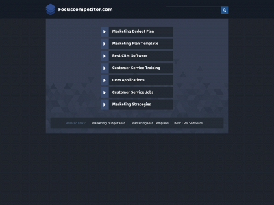 focuscompetitor.com snapshot