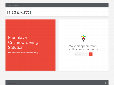 menulava.com snapshot