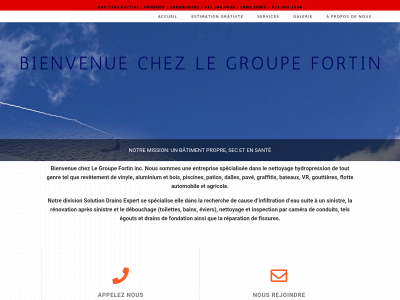 groupe-fortin.com snapshot