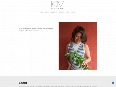 kristymucci.com snapshot
