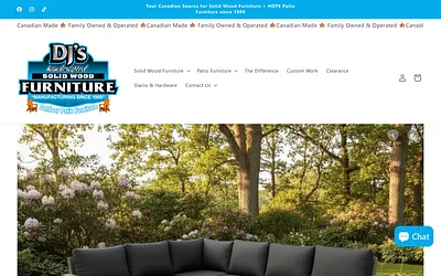 www.djsfurniture.ca snapshot