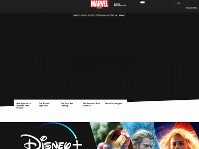 www.marvel.com snapshot