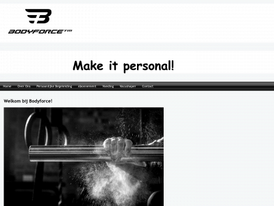 bodyforce.be snapshot