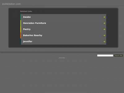 joshkbaker.com snapshot