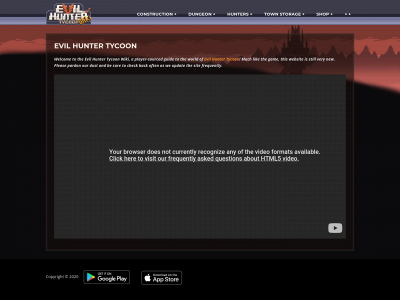 evilhuntertycoon.wiki snapshot