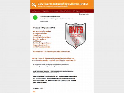 berufsverband-fusspflege.ch snapshot
