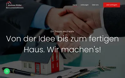 andreasmuellerbau.de snapshot