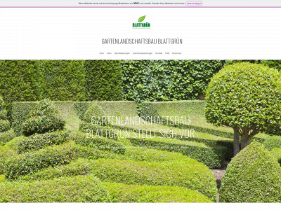 gartenlandschaftsbau-blattgrün.de snapshot