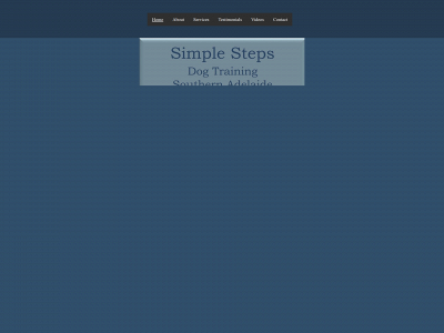 simplestepsdogtraining.com snapshot