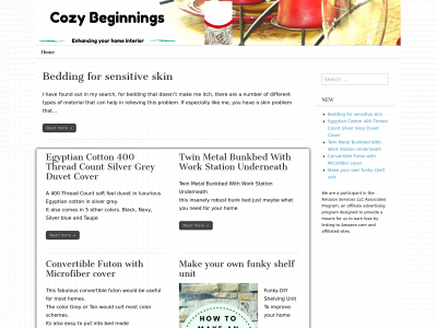 cozybeginnings.com snapshot