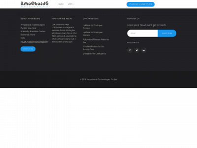 amoeboids.com snapshot