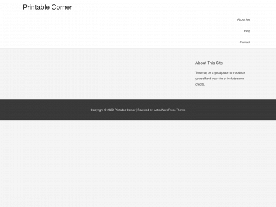 printablecorner.com snapshot