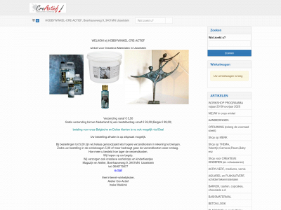 hobbywinkel-cre-actief.nl snapshot