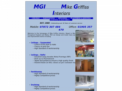 mikegriffissinteriors.com snapshot