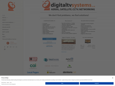 digitaltvsystems.co.uk snapshot