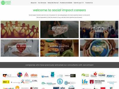 socialimpactcareers.com.au snapshot