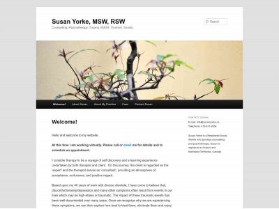 susanyorke.ca snapshot