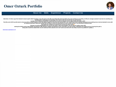 omer-ozturk.com snapshot