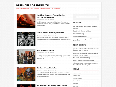 defendersofthefaithmetal.com snapshot
