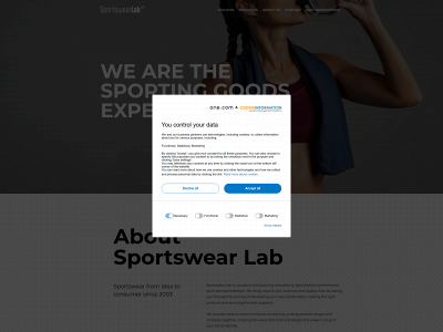 sportswearlab.com snapshot