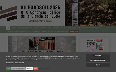 eurosoil2025.eu snapshot