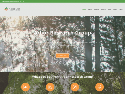 arborresearchgroup.org snapshot