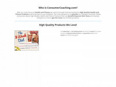 consumercoaching.com snapshot