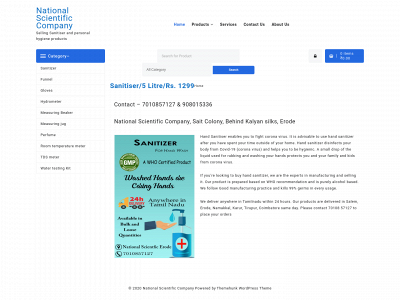nationalscientific.co.in snapshot