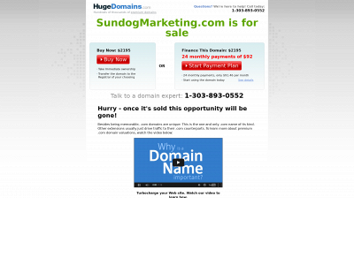 sundogmarketing.com snapshot